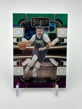 2023-24 Panini Select #51 Luka Doncic Green White Purple Prizms