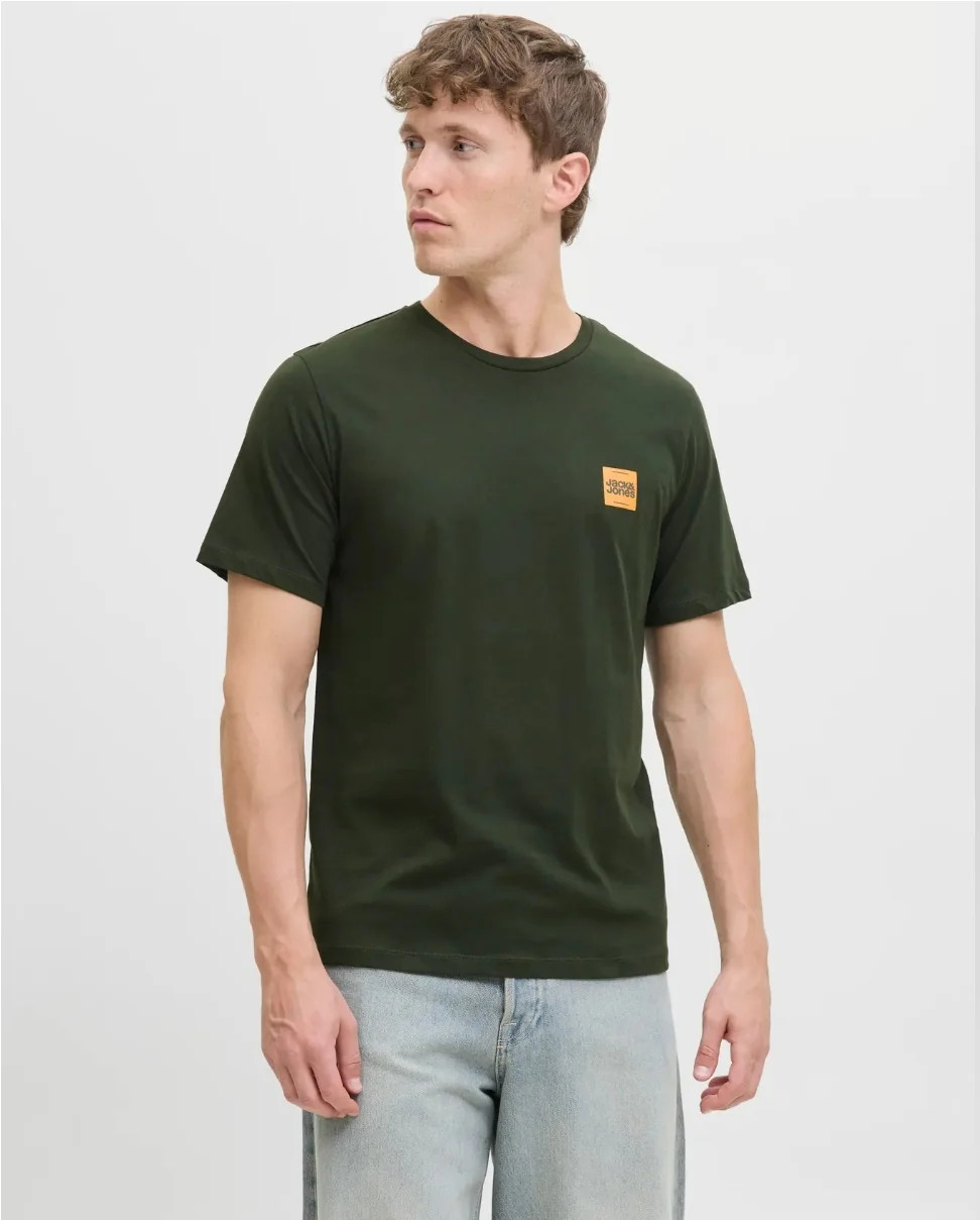 Jack&Jones JJBRANDY TEE SS CUELLO REDONDO LN, Camiseta Hombre -