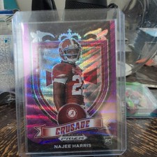 2021 Panini Prizm Draft Picks Pink Wave Crusade Najee Harris 