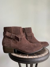 Skechers Water-Repellent Suede Ankle Boots - Westernville Size US 10