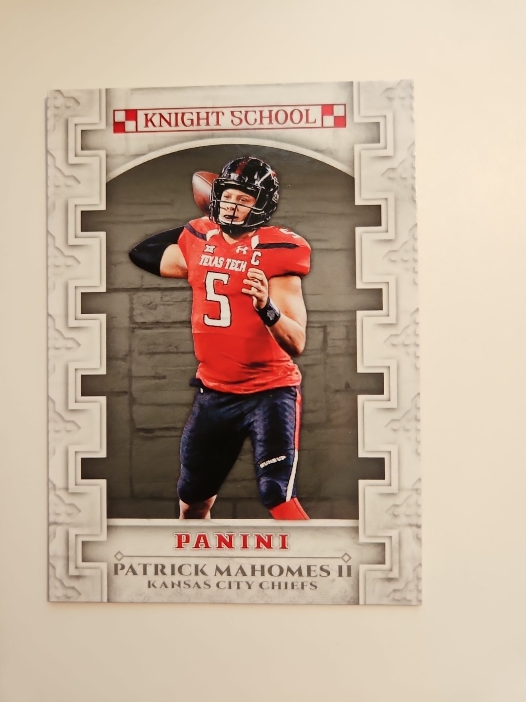 2017 PANINI PATRICK MAHOMES CARD KNS-PM KNIGHT SCHOOL BEAUTIFUL READY TO GRADE