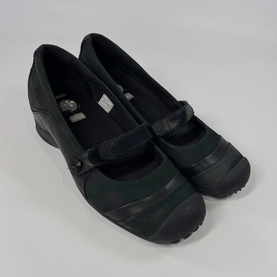 Merrell Eden MJ Black Mary Jane Shoes Women's 8.5 Leather Comfort Walking Grip - Image 2 of 4