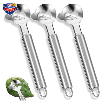 3Pcs Stainless Steel Cactus Peeler, Multi-Function Kitchen Tool, Peeling and