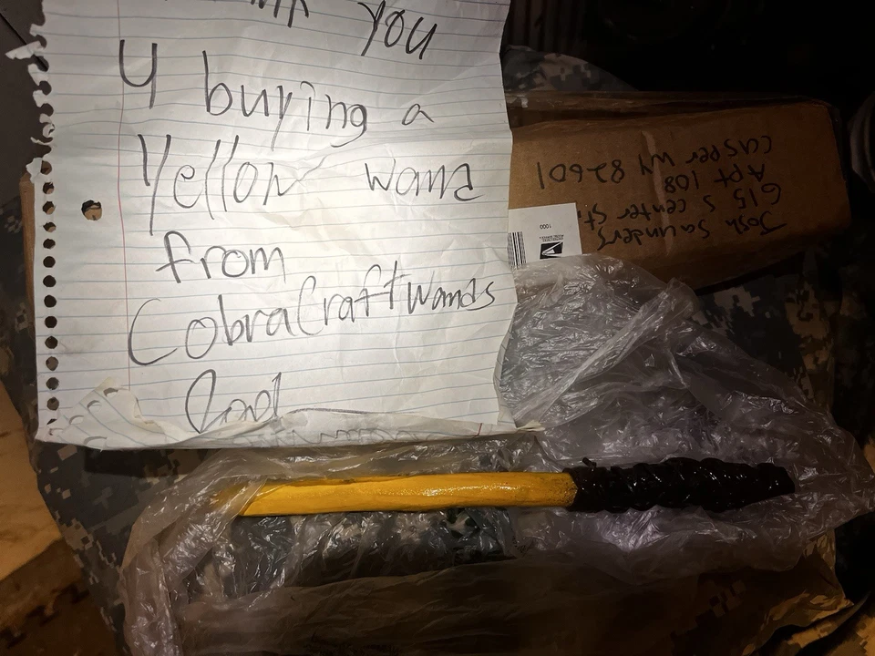 Juguete de cosplay del artista musical de vanguardia Josh Saunders circa 2019 Foto 2 de 2