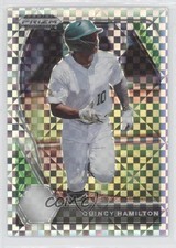 2021 Panini Prizm Draft Picks Power Plaid 34/35 Quincy Hamilton #PDP148 8x7