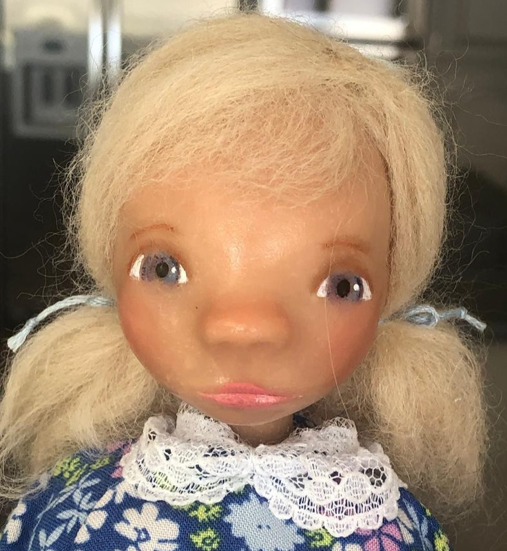 Elisabeth Pongratz Inspired ARTIST OOAK 11 1/2"-12" Doll w/Custom Dress! Posable