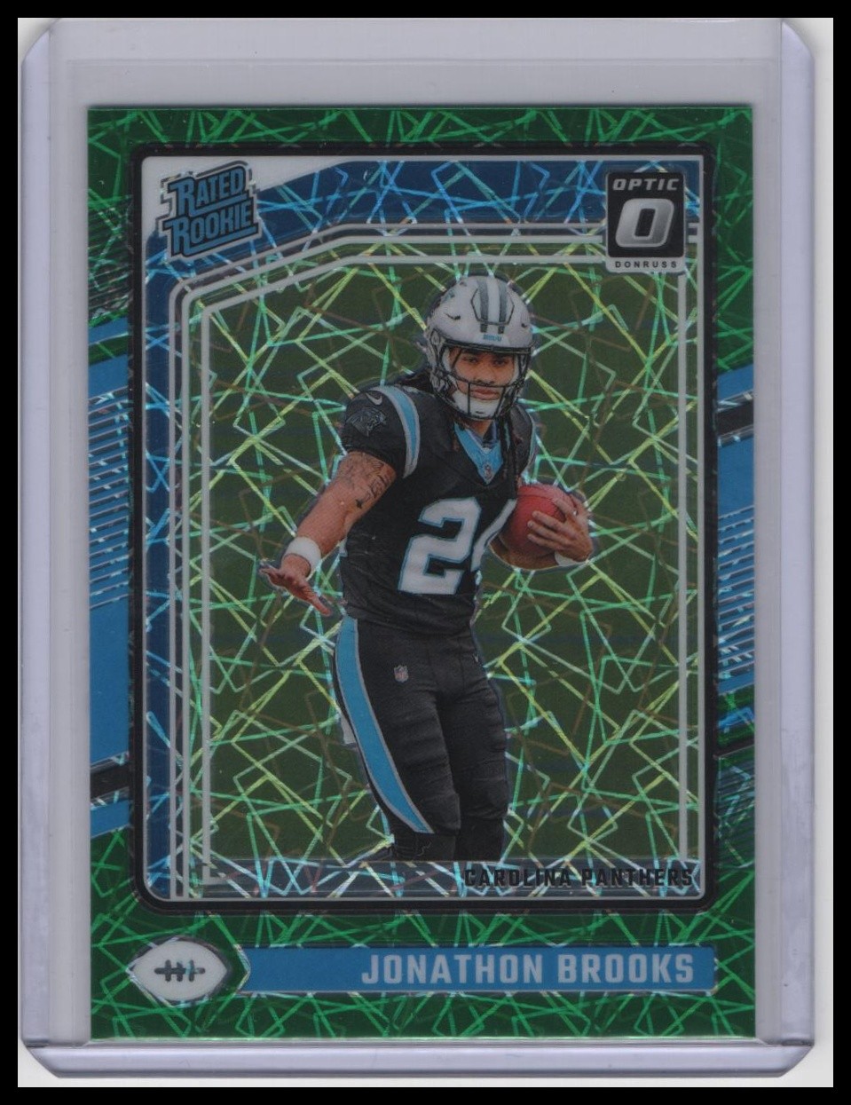 2024 Donruss Optic #258 Jonathon Brooks Green Velocity