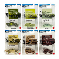 Hot Wheels Silver Series Pantone MIX 2 SET 6Pcs JKY47 NEW Diecast Metal Model
