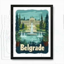 Aihrgdesign A Mid Century Modern Tr Framed Wall Art Poster Canvas Print Picture