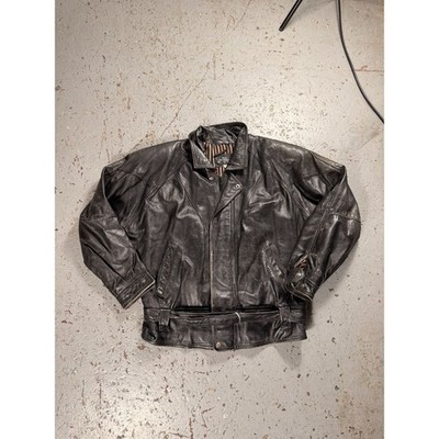Vintage Roberto Rossini Italian Leather Biker Jacket