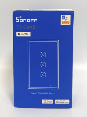 SONOFF TX Gen2 Smart Wall Touch Switch 3Channel 120-Type Desing T6-3C-120M *NEW*
