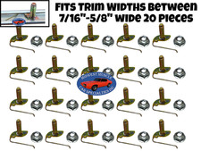 Molding Trim Clips Nuts 716-58 Body Fender Door Quarter Ford Fairlane 20pc F Molding Trim Clips Nuts 716-58 Body Fender Door Quarter Ford Fairlane 20pc F