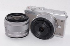  N.MINT Canon EOS M100 Double Lens Kit From JAPAN v1284