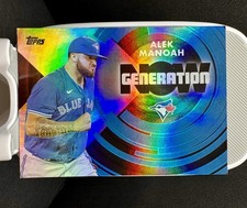2022 Topps #GN-54 Alek Manoah Generation Now Blue - Toronto Blue Jays