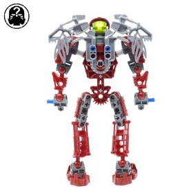 Lego Bionicle - 8601 - Toa Metru Nui - Toa Vakama - Complete Retired Fire Figure