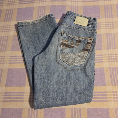 Vintage Y2K Ecko Unltd Baggy Skater Blue Jean Pants Tag Embroidered Mens Size 32