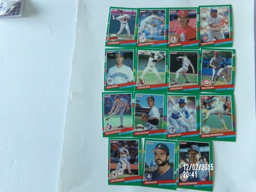 15 Blatt Baseball Karten 1990 9 Inklusive Cal Ripken & Rickey Henderson