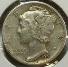 1941-S MERCURY 90% SILVER DIME (Fine Details)