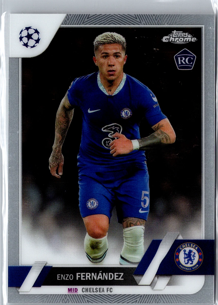 2022-23 Topps Chrome UEFA Club Competitions Enzo Fernández #158