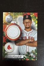 2025 Topps Holiday - Relics Kristian Campbell #PR-KC (MEM, RC)