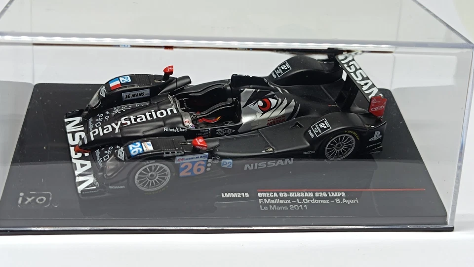 Oreca O3-Nissan 2011 Mailleux-Ordoñez-Ayari Le Mans Ixo Scale 1:43 - Imagen 2 de 4