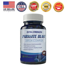 Intestinal Parasite Cleanse Detox Dietary Capsules Supports Digestion Free Ship