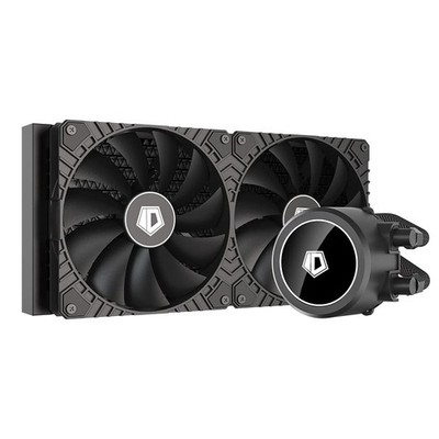 ID-COOLING FX280 CPU Wasserkühler Weiß LED AIO Kühler mit 2x140mm Schwarz