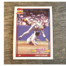 Topps 1991 40th Anniversary Issue #216 Greg Gagne Minnesota Twins