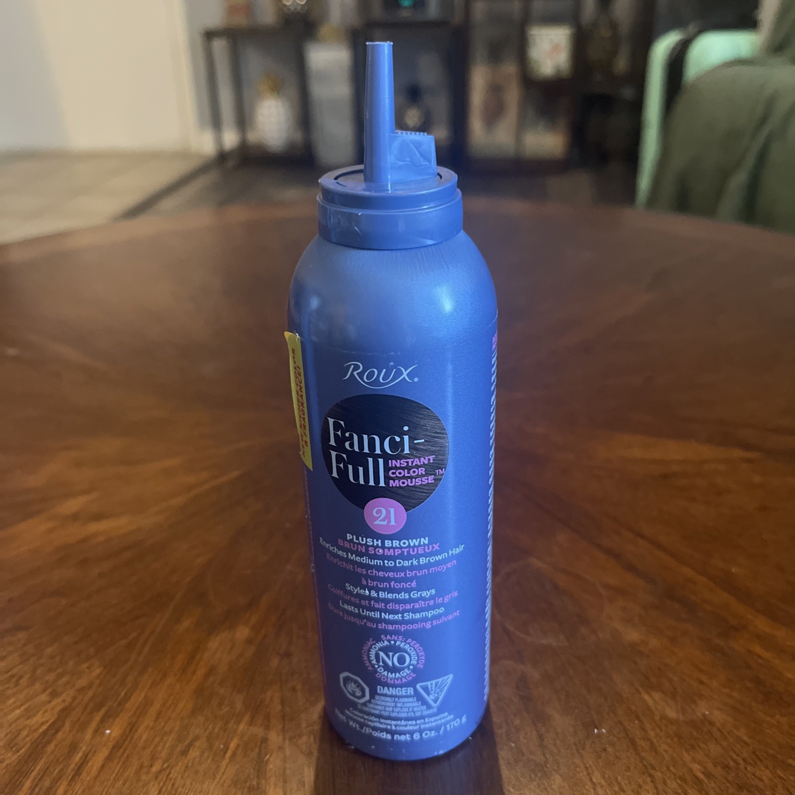 Mousse By,21 Plush Brown, Temp. Enriches Med. D. Brown