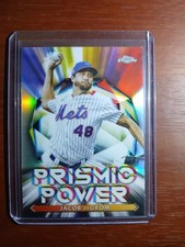 2021 Topps Chrome - Prismic Power Jacob deGrom #PP-1
