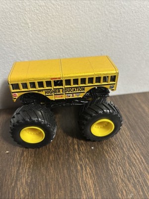Hot Wheels Monster Truck Higher Education Truck School Bus Mattel
