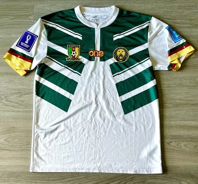 Size L-2022-23 Cameroon National Team One All Sports Away Soccer Jersey Fan Wear