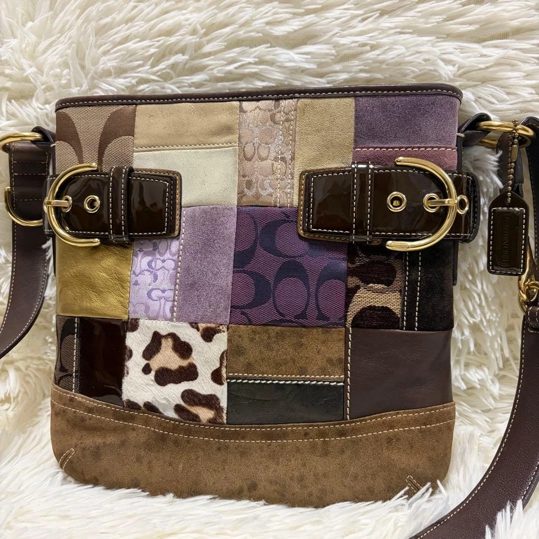 バッグ COACH One Shoulder bag Patchwork Animal Coach Patchwork Animal Print Shoulder Bags for Women for sale | eBay