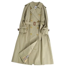 Burberry Vintage Burberrys Coat Trench Cotton Outerwear Womens 11AB3 Used MOLO-0