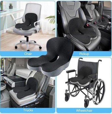 Reenly Rücken- und Sitzkissen, Autositzkissen, ergonomischer Memory Foam Sitz NEU UK