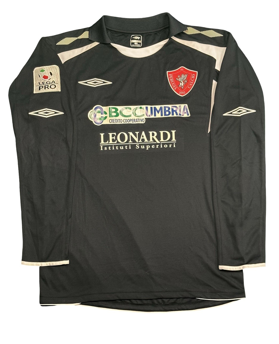 MAGLIA CALCIO PERUGIA CUDINI MATCH ISSUED PREPARATA 2008/09 UMBRO SHIRT JERSEY