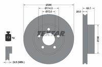 2X Textar 92169003 Bremsscheibe FüR Mazda Ford USA