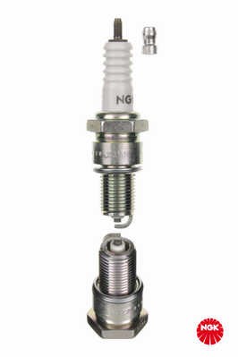 ENGINE SPARK PLUG SET PLUGS NGK 7639 4PCS A FOR AUDI 100,C3 1.8,2.2 1.8L,2.2L - Picture 2 of 5