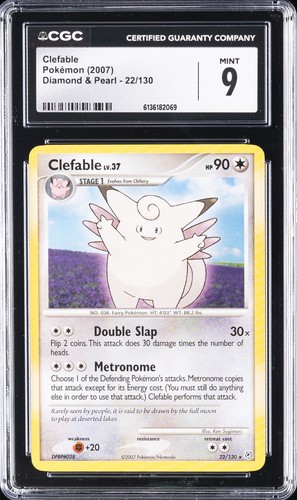 Clefable graded CGC 9 for sale on eBay