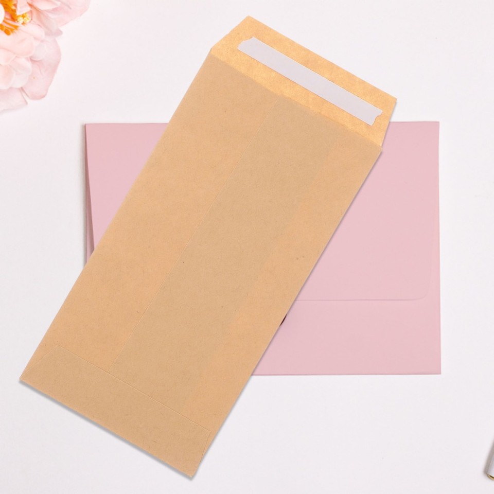 100Pcs Mini Coin Envelopes Kraft Khaki Blank Small Storage for Cash ...