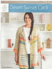 lot of 3 women's Cardigans to Crochet - individual patterns