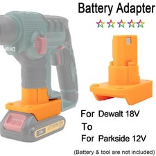 Adapter For Dewalt 18V 20V Li-Ion Battery To Fits Parkside X12V Wireless Tools