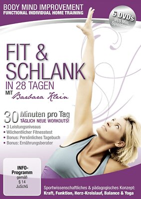 Body Mind Improvement - Fit & Schlank in 28 Tagen - (Barbara Klein) # 6-DVD-NEU