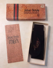 Jobst Compression Socks Knee High XS Black NOS Casual Men Vintage Jobst Stride