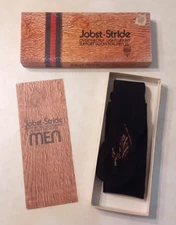 Jobst Compression Socks Knee High XS Black NIB Casual Men Vintage Jobst Stride