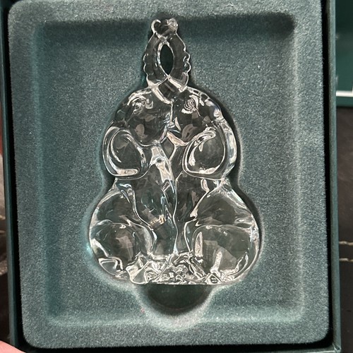 Marquis Waterford Elephants Two by Two Noahs Ark Series Crystal Ornament 3rd - Picture 4 of 9