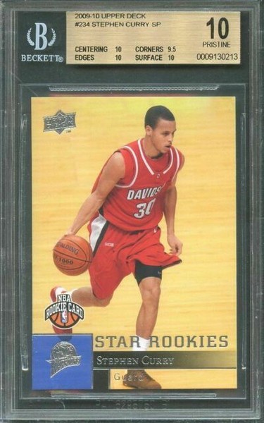 2009-10 Upper Deck #234 Stephen Curry Warriors Rookie Card ...