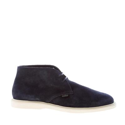 HOGAN men shoes H616 blue suede desert boot lightweight sole HXM6330EM70HG0U828