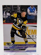 💥 2023-24 Upper Deck Young Guns. John Ludvig Rookie Pittsburgh Penguins #490