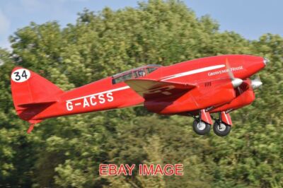 FOTO FLUGZEUG DE HAVILLAND DH88 KOMET ''''G-ACSS'''' 'GROSVENOR HOUSE'''' C/N 1996. OW